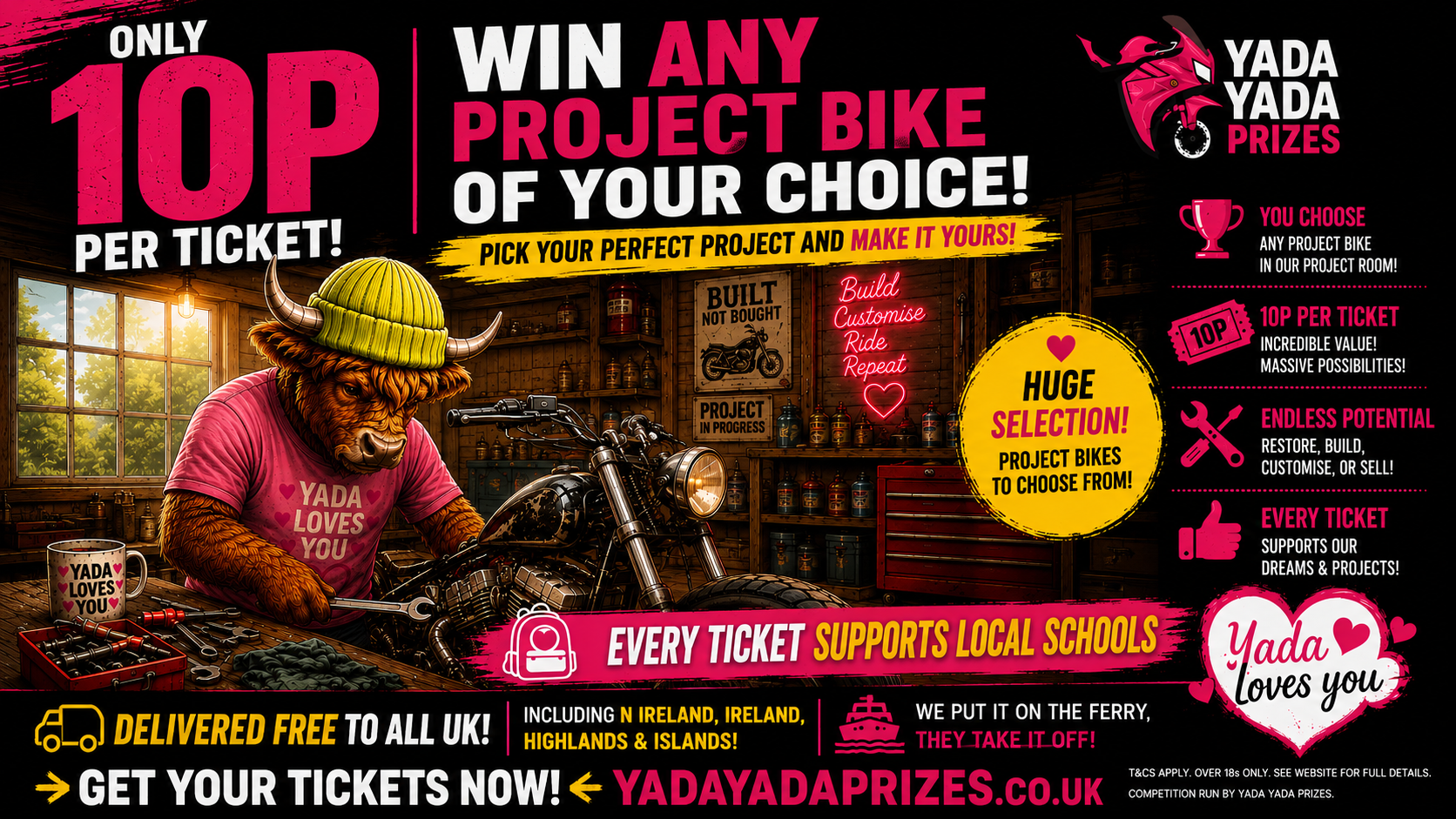 🔥 WIN ANY PROJECT BIKE OF YOUR CHOICE! 🔥